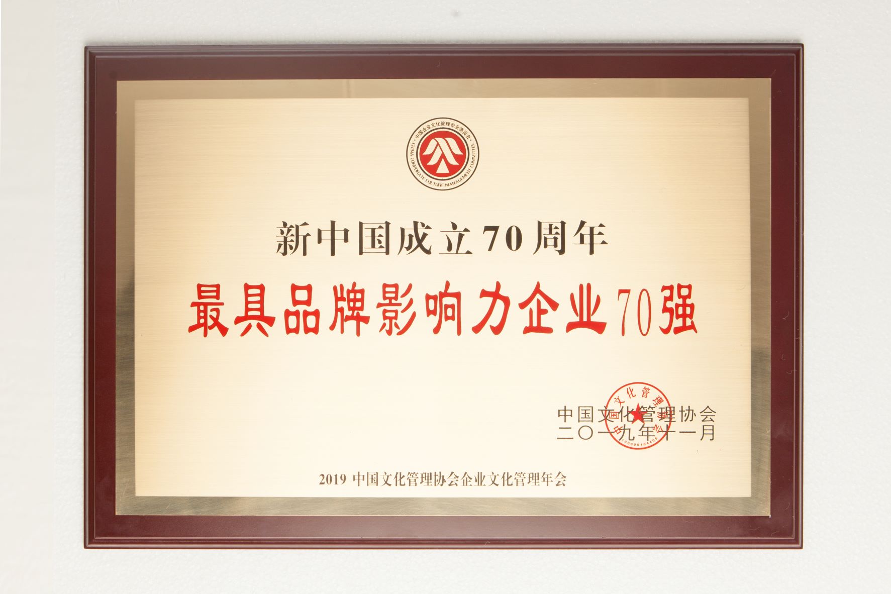 最具品牌影响力企业70强